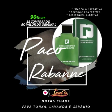 Perfume Similar Gadis 108 Inspirado em Paco Rabanne Pour Homme Contratipo